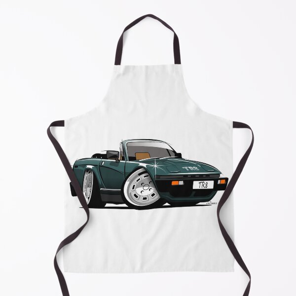 Item preview, Triumph TR8 convertible caricature green designed and sold by car2oonz.