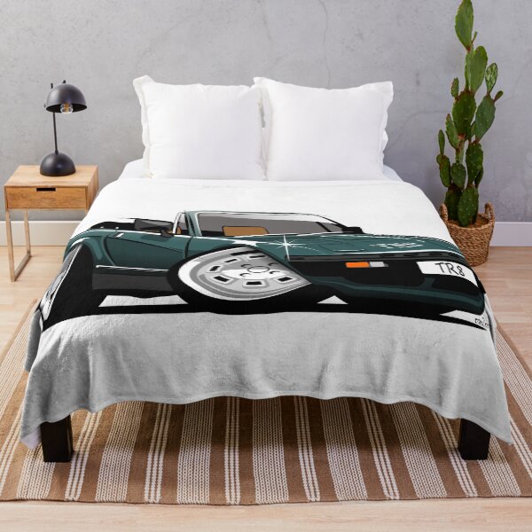 Item preview, Triumph TR8 convertible caricature green designed and sold by car2oonz.