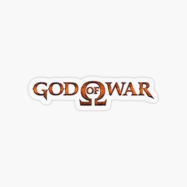God of War Ragnarök - PS4 PS5 Font Transparent Sticker