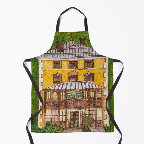 Item preview, Hand painted watercolor house in a colorful alpine Landscape designed and sold by Chantellearts.