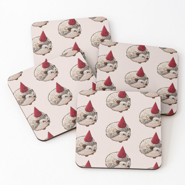 Item preview, hedgehog with red hat designed and sold by ClarissaNGKai.