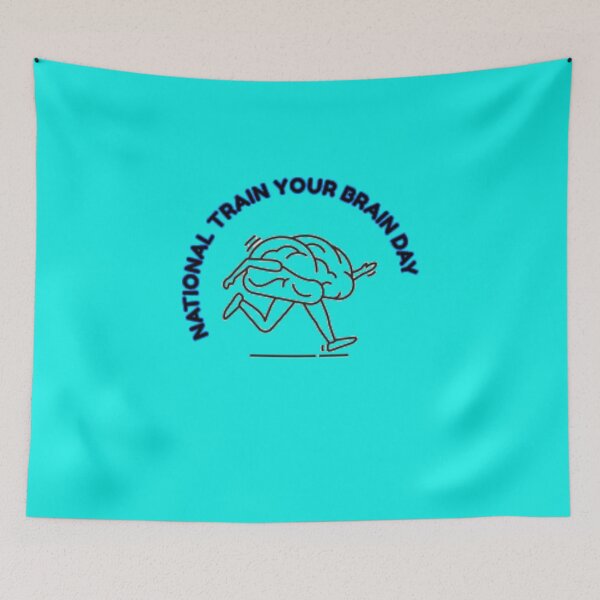 Item preview, National Train Your Brain Day designed and sold by vaske-bros.
