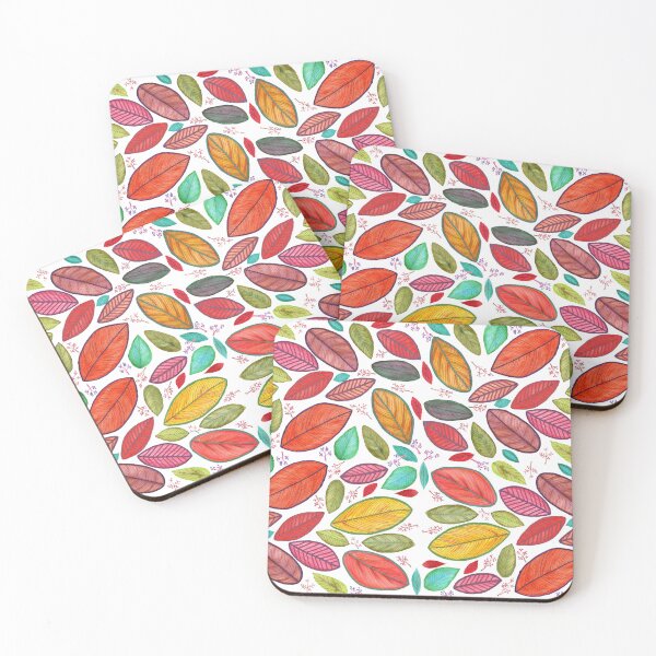 Item preview, coloridas hojas caprichosas designed and sold by MariCrisArtShop.