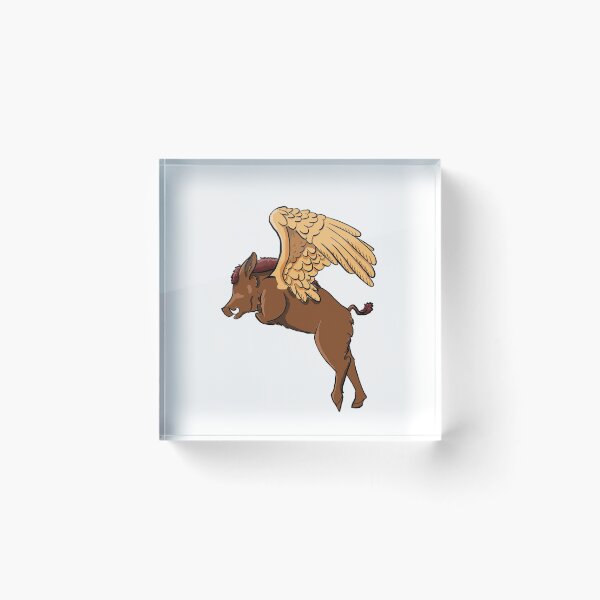 Item preview, Flying Wild Pig designed and sold by CloudWalker Designs.