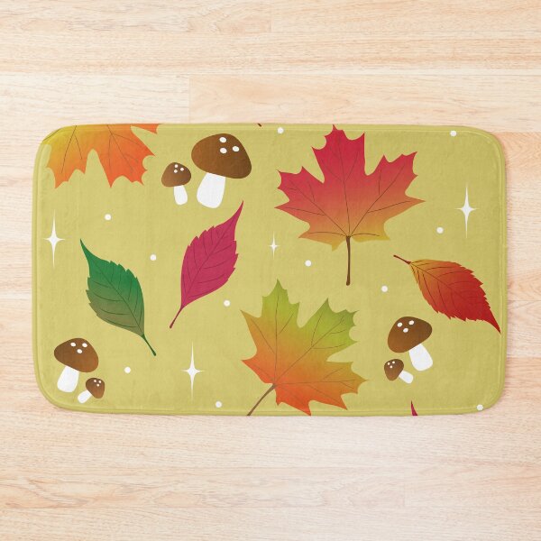 Item preview, Autumn Leaves and Fall Mushrooms In a Sparkly Enchanted Forest designed and sold by Jenna McCarter Patchett.