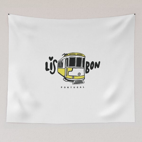 Item preview, Lisbon transport train railway Lisbon Portugal  designed and sold by Tropical Blood.