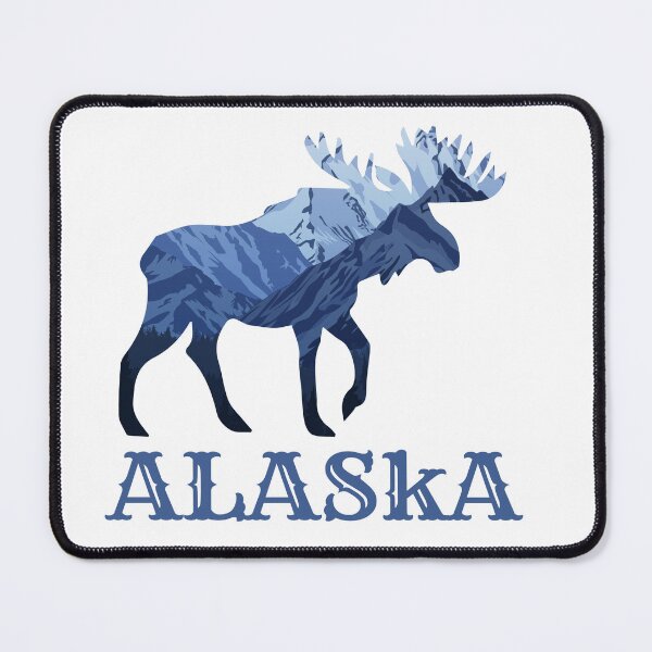 Item preview, Alaska Moose Snowy Mountain, Alaska Day Moose, Moose lover, Moose gift mama , Friends, Parents gifts designed and sold by JustGift.
