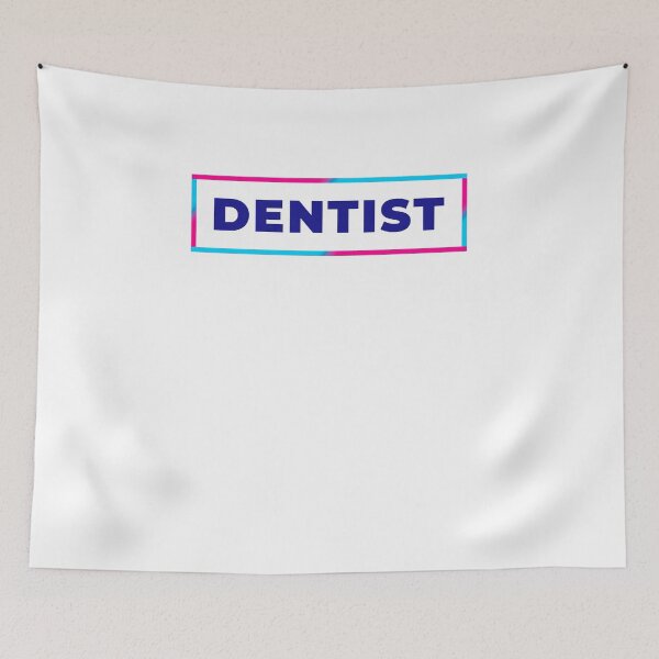 Item preview, Dentist retro colorful frame designed and sold by SVPOD.
