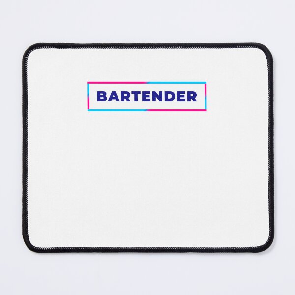 Item preview, Bartender retro colorful frame designed and sold by SVPOD.