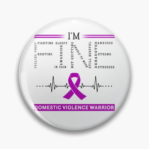 Item preview, I'm Fine Domestic Violence Warrior Support Domestic Violence Awareness Gifts designed and sold by rechardtee.