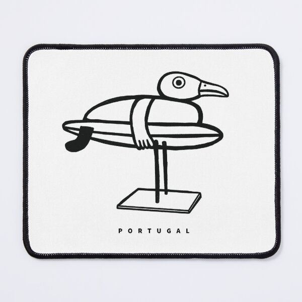 Item preview, Lisboa surf Portugal Lisbon surfing surf cool seagull art designed and sold by Tropical Blood.