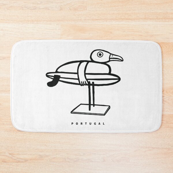 Item preview, Lisboa surf Portugal Lisbon surfing surf cool seagull art  designed and sold by Tropical Blood.
