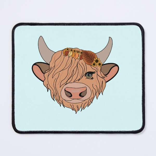 Item preview, Fall highland cow designed and sold by SaintsPlace.