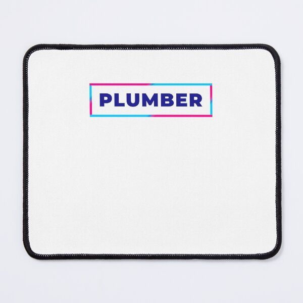 Item preview, Plumber retro colorful frame designed and sold by SVPOD.