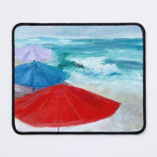 Item preview, An Umbrella Day at the Beach designed and sold by TrishGoberArt.