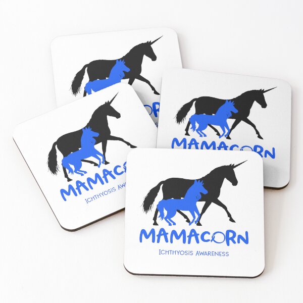 Item preview, Ichthyosis Awareness Mama Unicorn Mamacorn Support Ichthyosis Warrior  designed and sold by RunningShop.