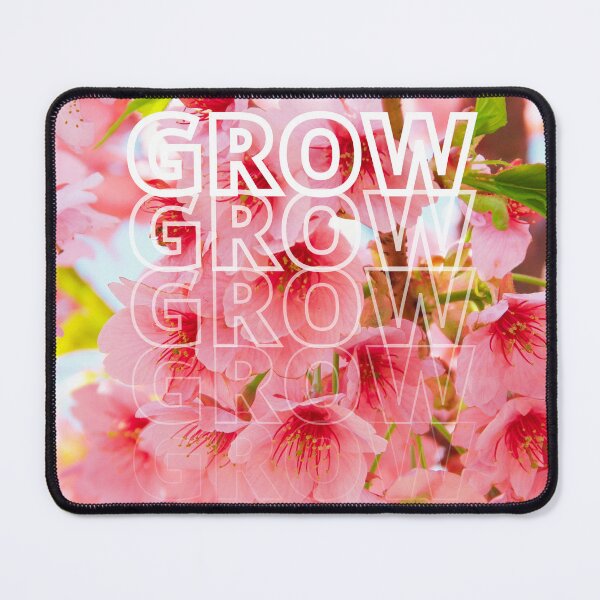 Item preview, GROW (above) - Vivid, Tropical, Bright Pink Flowers designed and sold by AliceSLee.