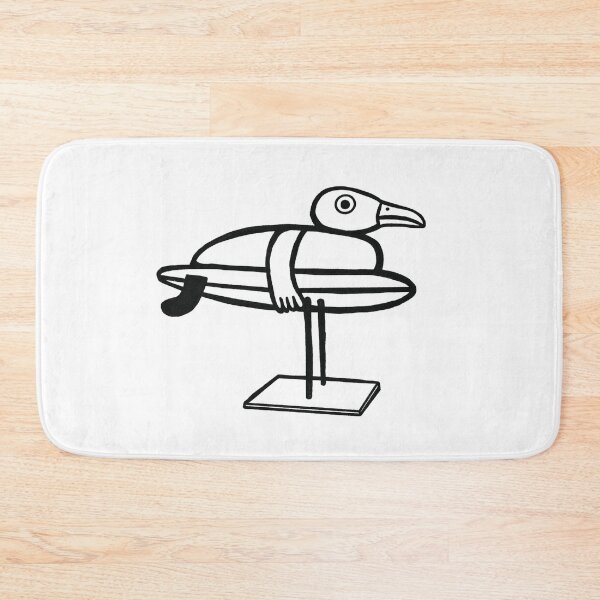 Item preview, Sea gull surfing surf life surf drawing surf art  designed and sold by Tropical Blood.