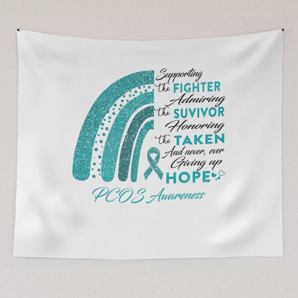 Item preview, PCOS Warrior Supporting Fighter  Awareness designed and sold by Gillosina.