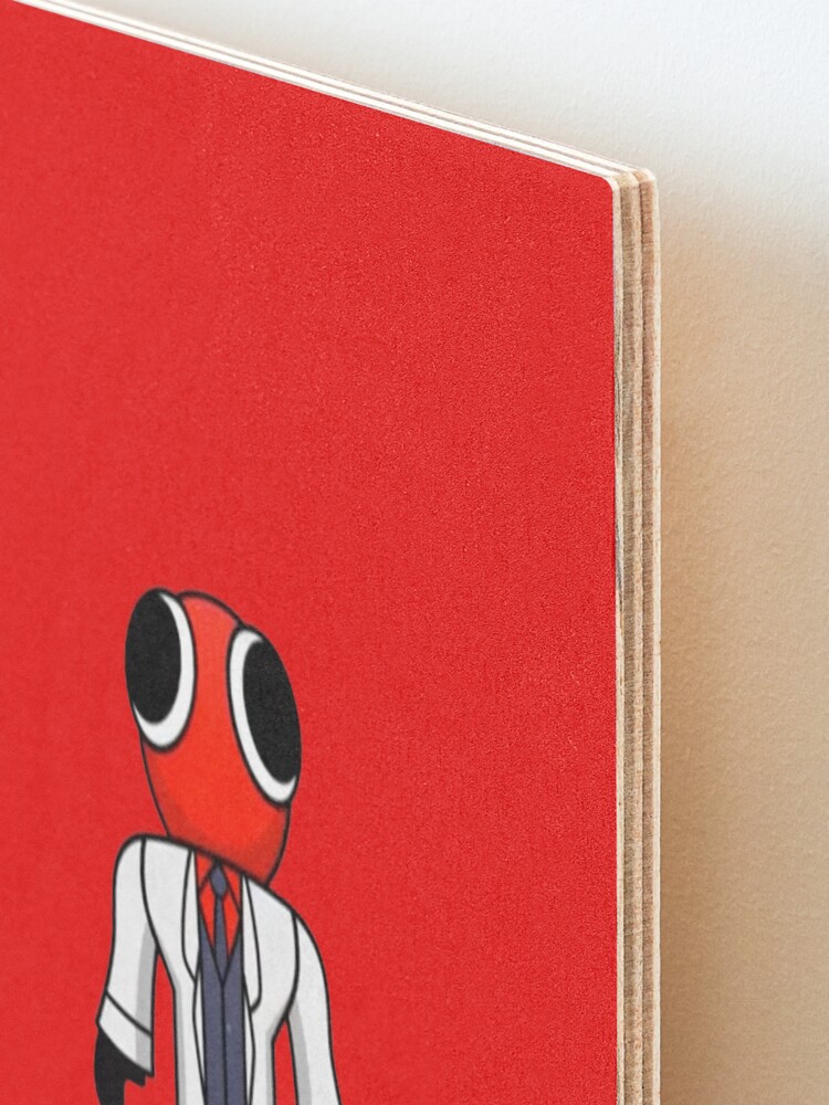 Red Scientist Rainbow Friend Greeting Card for Sale by