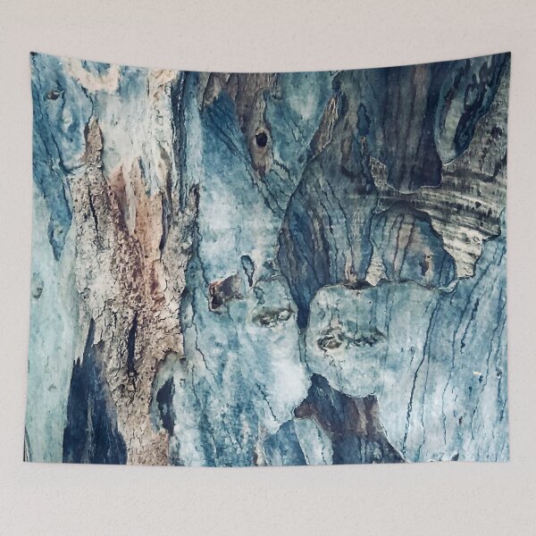 Item preview, Tree Bark Breathtaking Abstract In Aqua And Blues designed and sold by DEC02.