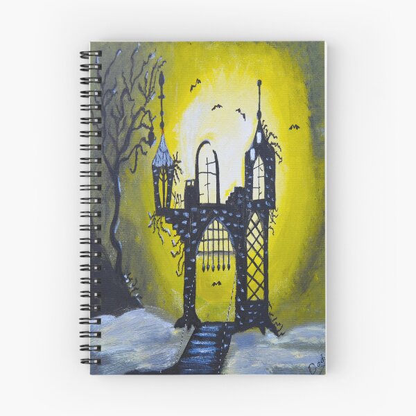 Item preview, Halloween Castle Original artwork by Dody Denman designed and sold by MoxyMermaid.