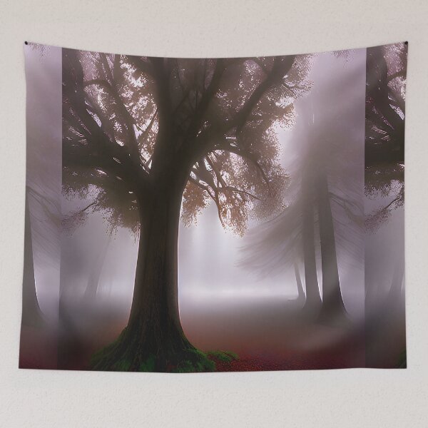 Item preview, Wonderful Quiet Forest Covered in Fog designed and sold by Evolvity.
