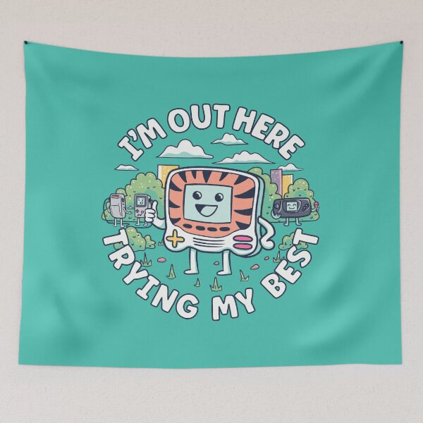 Item preview, 90s nostalgia toys - Out here trying my best designed and sold by abowersock.