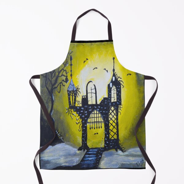 Item preview, Halloween Castle Original artwork by Dody Denman designed and sold by MoxyMermaid.