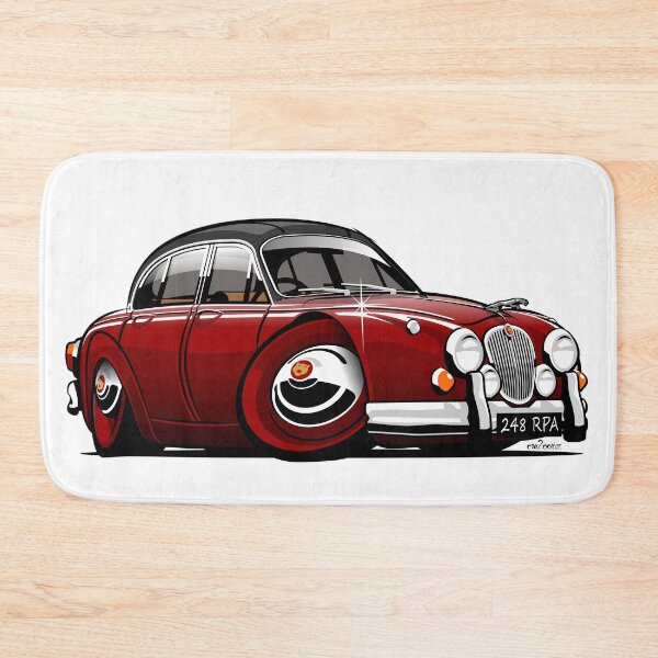 Item preview, Mark 2 Jag caricature Inspector Morse designed and sold by car2oonz.