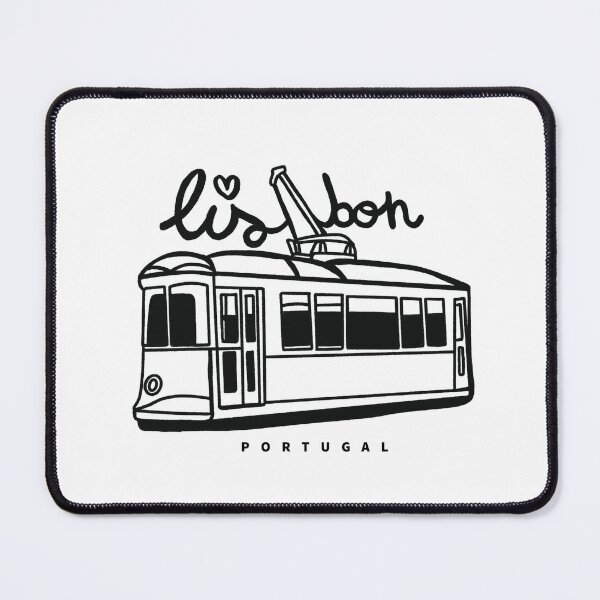 Item preview, Tranvía Portugal Lisbon love Lisbon Lisboa Portugal railway designed and sold by Tropical Blood.