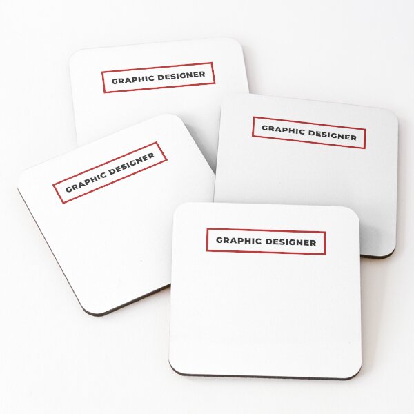 Item preview, Graphic Designer with red frame designed and sold by SVPOD.