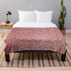 Manta Brillo Shimmery Blush Gold Rose Pink