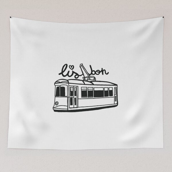 Item preview, Lisbon Portugal Lisbon Lisboa art railway tranvía  designed and sold by Tropical Blood.