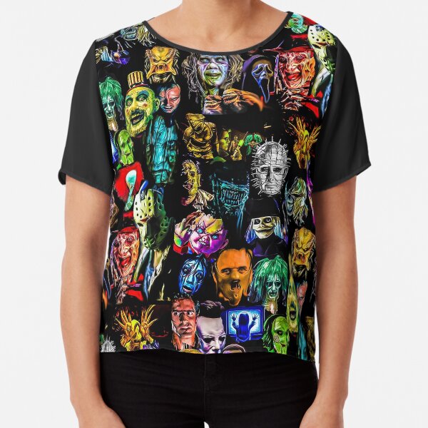 horror collection Chiffon Top