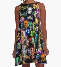 Vestido acampanado colección de terror