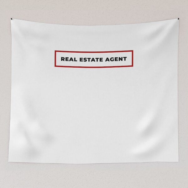 Item preview, Real Estate Agent with red frame designed and sold by SVPOD.