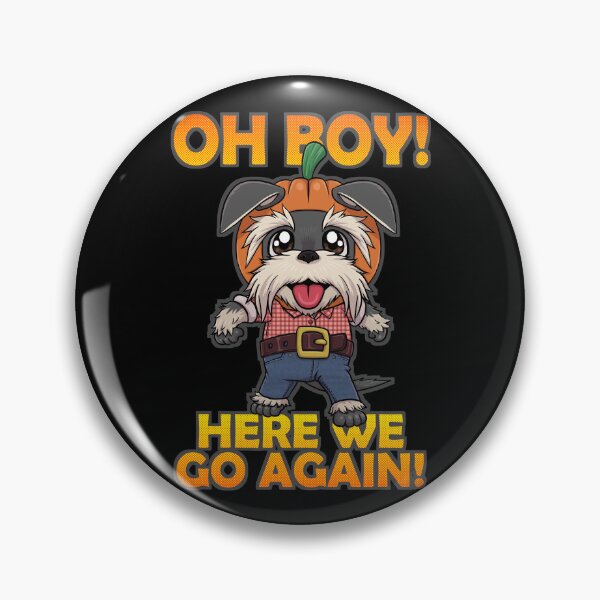 Item preview, Pumpkin Schnauzer Puppy | Halloween Puppy | Salt Pepper designed and sold by Jovak.
