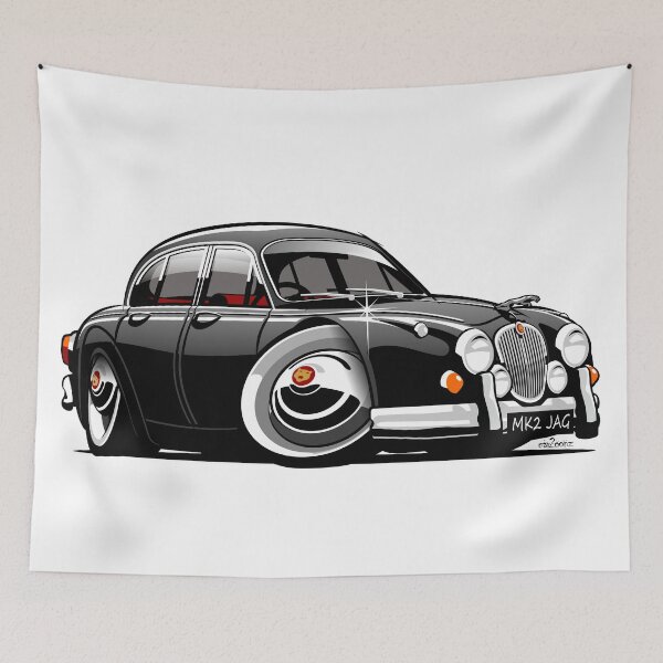 Item preview, Mark 2 Jag black designed and sold by car2oonz.