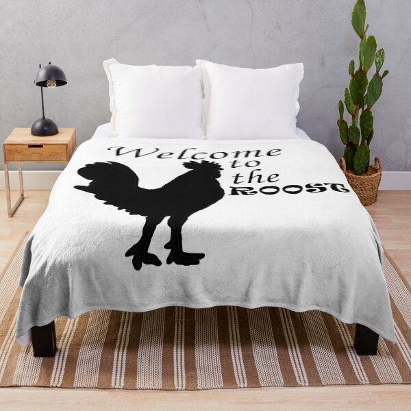 Item preview, Welcome To The Roost - Black Text with Rooster Silhouette designed and sold by MountMercantile.