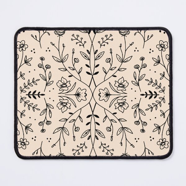 Item preview, Floral Mirror Beige designed and sold by Anis Illustration.
