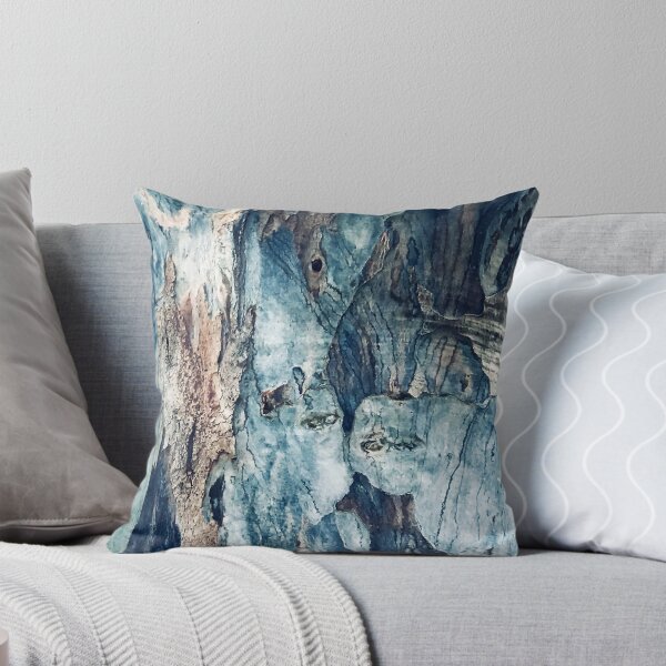 Item preview, Tree Bark Breathtaking Abstract In Aqua And Blues designed and sold by DEC02.