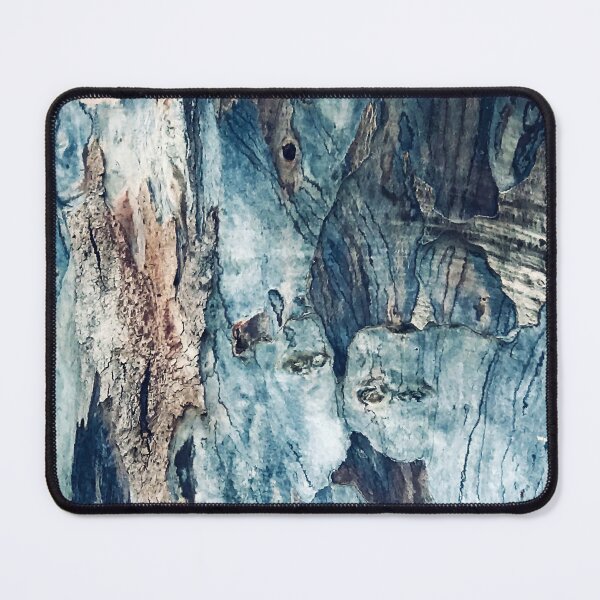 Item preview, Tree Bark Breathtaking Abstract In Aqua And Blues designed and sold by DEC02.