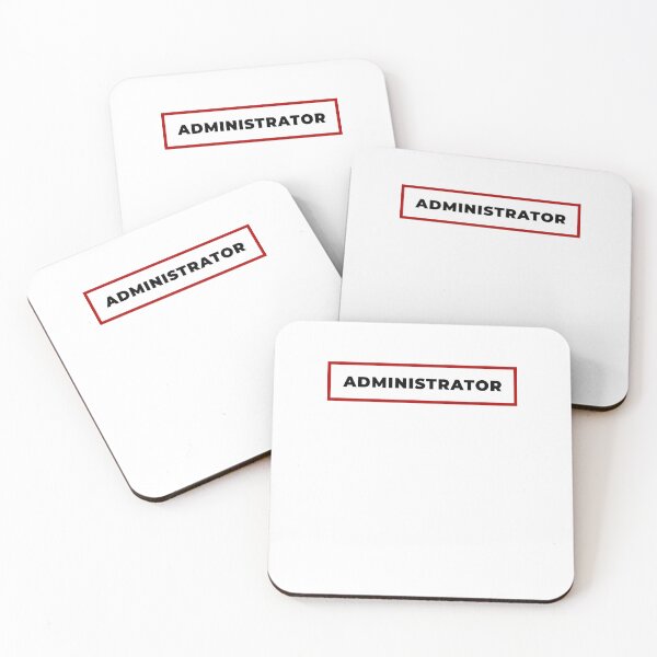 Item preview, Administrator with red frame designed and sold by SVPOD.