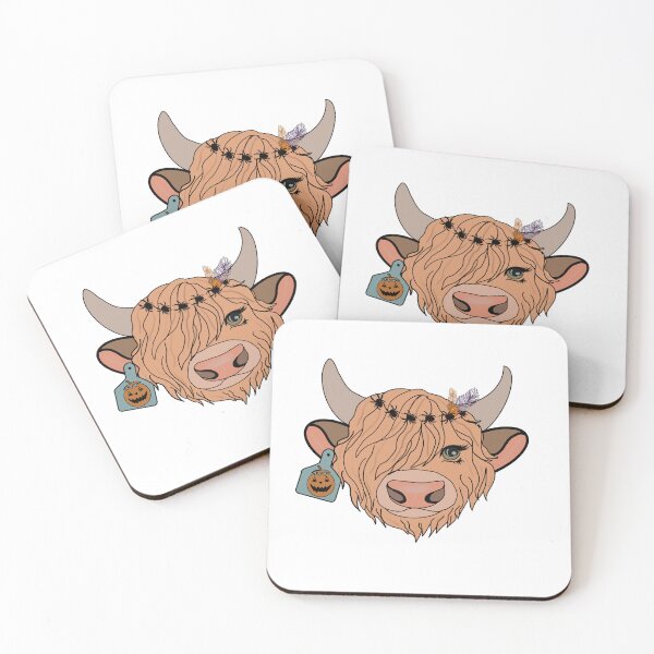 Item preview, Halloween highland cow designed and sold by SaintsPlace.