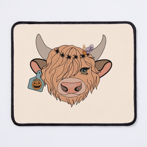 Item preview, Halloween highland cow designed and sold by SaintsPlace.