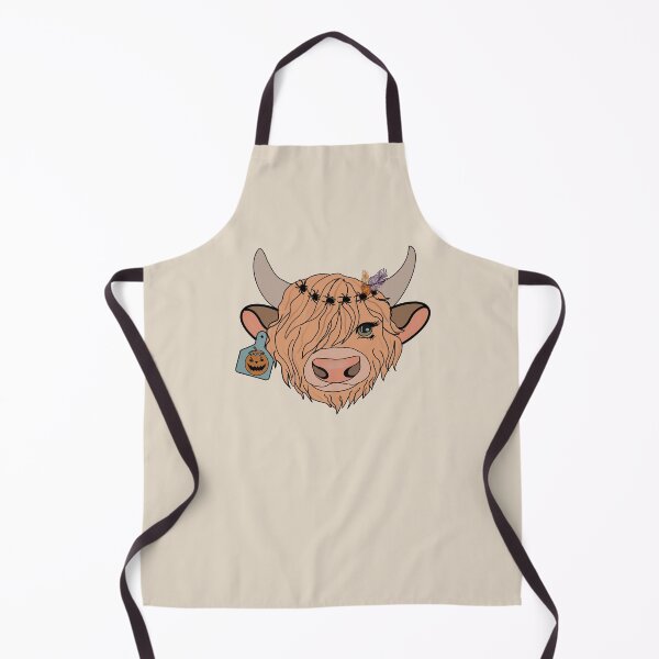 Item preview, Halloween highland cow designed and sold by SaintsPlace.