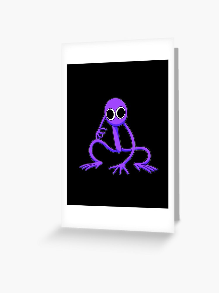 Rainbow Friends Purple (Friendly) | Greeting Card