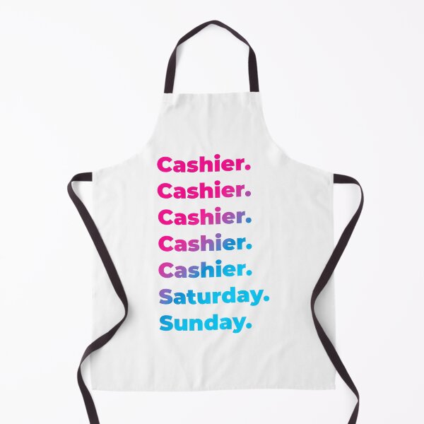 Item preview, Cashier work week designed and sold by SVPOD.
