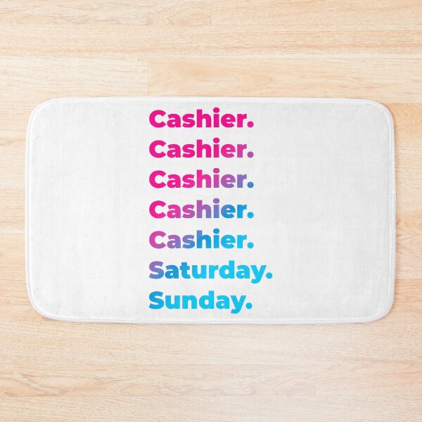 Item preview, Cashier work week designed and sold by SVPOD.